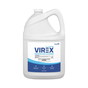 Diversey Virex All-Purpose Disinfectant Cleaner, Lemon Scent, 1 gal Container, 2/Carton (DVOCBD540557) View Product Image