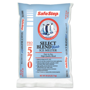 Safe Step Pro Select Blue Ice Melt, 50 lb Bag, 49/Pallet (NAS746726) View Product Image