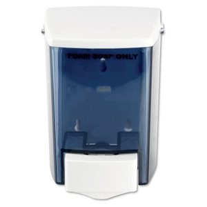 Impact Encore Foam-eeze Bulk Foam Soap Dispenser, See Thru, 900 mL, 4.5 x 4 x 6.25, White (IMP9335) View Product Image