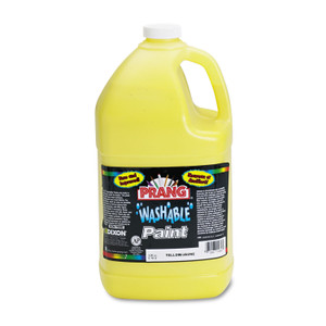 Prang Washable Paint, Yellow, 1 gal Bottle DIX10603 View Product Image