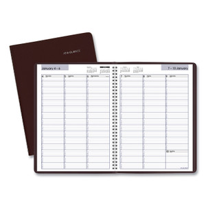 AT-A-GLANCE DayMinder Weekly Appointment Book, Vertical-Column Format, 11 x 8, Burgundy Cover, 12-Month (Jan to Dec): 2024 View Product Image
