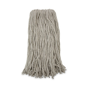 Boardwalk Premium Cut-End Wet Mop Heads, Cotton, 20oz, White, 12/Carton (BWK220CCT) View Product Image