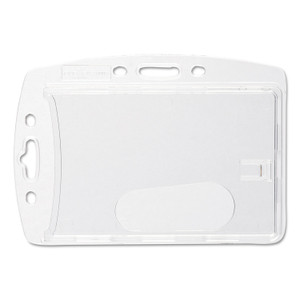 Durable Replacement Card Holder, Vertical/Horizontal, Polystyrene, 10/Pack (DBL890519) View Product Image
