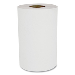 Boardwalk Hardwound Paper Towels, Nonperforated, 1-Ply, 8" x 350 ft, White, 12 Rolls/Carton (BWK6250) View Product Image