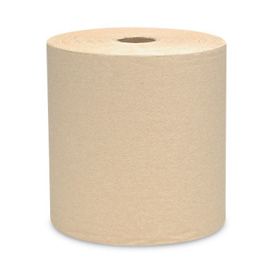 Scott Essential Hard Roll Towels for Business, 1-Ply, 8" x 800 ft, 1.5" Core, Natural, 12 Rolls/Carton (KCC04142) View Product Image