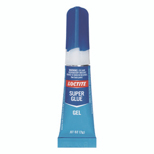 Loctite Super Glue Gel Tubes, 0.07 oz, Dries Clear, 2/Pack View Product Image