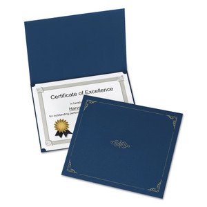 Oxford Certificate Holder, 11.25 x 8.75, Dark Blue, 5/Pack (OXF29900235BGD) View Product Image