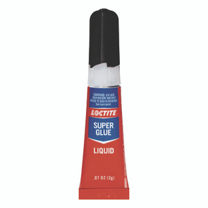 Loctite Super Glue Liquid Tubes, 0.07 oz, Dries Clear, 2/Pack View Product Image