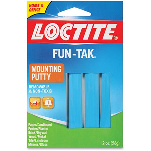 Loctite Fun Tak Mounting Putty - Blue - Moisture Resistant - For Multipurpose Product Image 