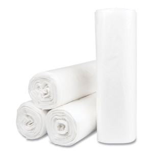 Inteplast Group High-Density Commercial Can Liners Value Pack, 30 gal, 9 mic, 30" x 36", Natural, 25 Bags/Roll, 20 Rolls/Carton (IBSVALH3037N10) View Product Image