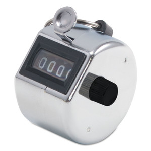 Bates Tally I Hand Model Tally Counter, Registers 0-9999, Chrome (AVT9841000) View Product Image
