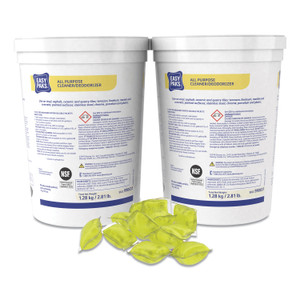 Easy Paks All-Purpose Cleaner/Deodorizer, 90 .5 oz Packets/Tub, 2 Tubs/Carton View Product Image