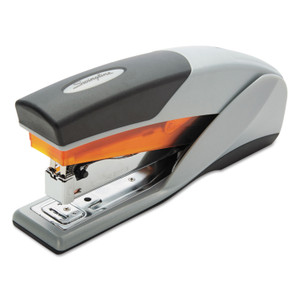 Swingline Optima 25 Reduced Effort Stapler, 25-Sheet Capacity, Gray/Orange (SWI66402) View Product Image