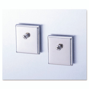 Universal Cubicle Accessory Mounting Magnets, Silver, 2/Set View Product Image