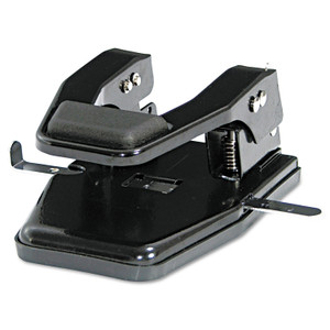 Master 40-Sheet Heavy-Duty High-Capacity Two-Hole Punch, 9/32" Holes, Padded Handle, Black (MATMP250) View Product Image