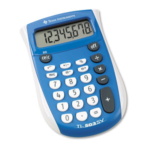 Texas Instruments TI-503SV Pocket Calculator, 8-Digit LCD (TEXTI503SV) View Product Image