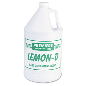 Kess Lemon-D Dishwashing Liquid, Lemon, 1 gal, Bottle, 4/Carton (KESLEMOND) View Product Image