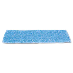 Rubbermaid Commercial Economy Wet Mopping Pad, Microfiber, 18", Blue (RCPQ409BLUEA) View Product Image