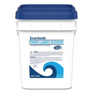 Boardwalk Laundry Detergent Powder, Low Foam, Crisp Clean Scent, 18 lb Pail (BWK340LP) View Product Image