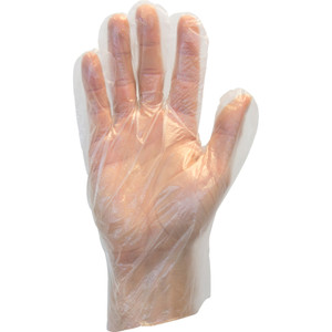 Safety Zone Clear Powder Free Polyethylene Gloves (SZNGDPELG) View Product Image