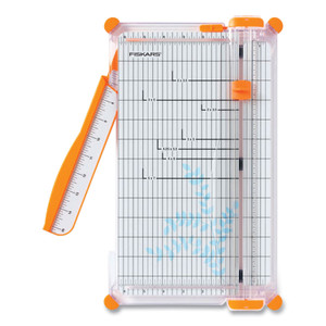 Fiskars SureCut Deluxe Paper Trimmer, 10 Sheets, 12" Cut Length, Plastic Base, 9 x 15 View Product Image