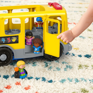 Fisher-Price Little People Toddler Learning Toy, Big Yellow School Bus Musical Push Toy (FIPGLT75) View Product Image