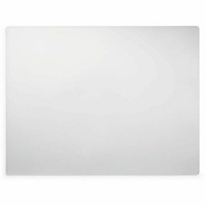 DURABLE Contoured Edge Desk Mat - Office - 19.69" Length x 25.59" Width - Rectangular - Polypropylene - Transparent Product Image 