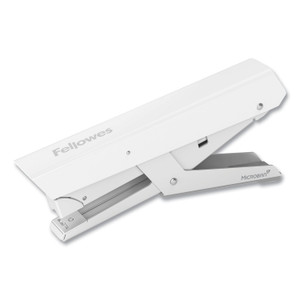 Fellowes LX890 Handheld Plier Stapler with Antimicrobial Protection, 40-Sheet Capacity, 0.25"/0.31" Staples, White View Product Image