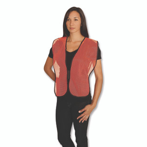 PIP Hook and Loop Safety Vest, One Size Fits Most, Hi-Viz Orange View Product Image