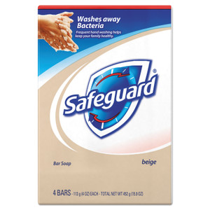 Safeguard Deodorant Bar Soap, Light Scent, 4 oz, 48/Carton (PGC08833) View Product Image