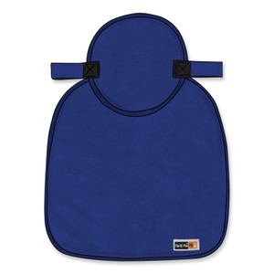 ergodyne Chill-Its 6717FR FR Cooling Hard Hat Pad and Neck Shade, 12.5 x 9.75, Blue View Product Image