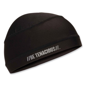 ergodyne Chill-Its 6632 Performance Knit Cooling Skull Cap, Polyester/Spandex, One Size Fits Most, Black, Ships in 1-3 Business Days (EGO12686) View Product Image