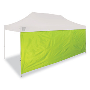 ergodyne Shax 6097 Pop-Up Tent Sidewall, Single Skin, 10 ft x 10 ft, Polyester, Lime, Ships in 1-3 Business Days (EGO12995) View Product Image