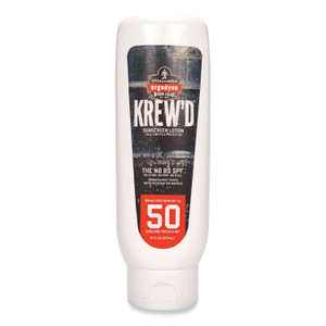 ergodyne Krewd 6351 SPF 50 Sunscreen Lotion, 8 oz Bottle, Ships in 1-3 Business Days (EGO16631) View Product Image