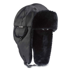 ergodyne N-Ferno 6802 Classic Trapper Hat, X-Small, Black, Ships in 1-3 Business Days (EGO16846) View Product Image