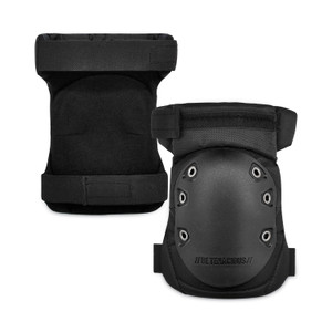 ergodyne ProFlex 435HL Hinged Gel Knee Pad, Hard Cap, Hook and Loop Closure, One Size, Black, Pair, Ships in 1-3 Business Days (EGO18436) View Product Image