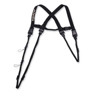 ergodyne Squids 3132 Barcode Scanner Lanyard Harness, Small: 13" Arm Strap, 32" Long Lanyard Strap, Black View Product Image