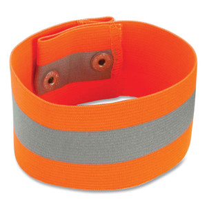 ergodyne GloWear 8001 Hi-Vis Arm and Leg Band with Snap Closure, Small/Medium, Orange View Product Image