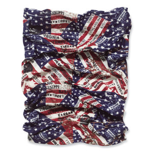 ergodyne Chill-Its 6485 Multi-Band, Polyester, One Size Fits Most, Stars and Stripes, Ships in 1-3 Business Days (EGO42103) View Product Image