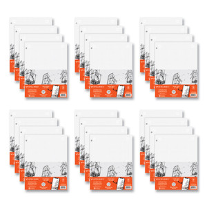 Roaring Spring Whitelines Engineering Pad, 5 sq/in Quadrille Rule, 80 Gray 8.5 x 11 Sheets, 24/Carton, Ships in 4-6 Business Days (ROA17030CS) View Product Image