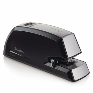 Swingline Commercial Electric Stapler - Staples Upto 20 Sheet of 20lb Paper - Holds Upto 210 Staple - Full Strip - Staple Size: 0.25" - Black Product Image 