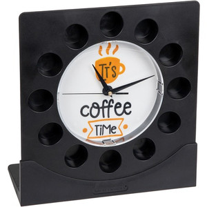 Mind Reader Anchor Coffee Pod Holder with Clock (EMSPODCLOCK) View Product Image