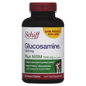 Schiff Glucosamine Plus MSM Tablet, 150 Count (SFS11019) View Product Image