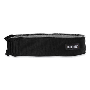 ergodyne Chill-Its 6605 High-Perform Terry Cloth Sweatband, Cotton Terry Cloth, One Size Fits Most, Black, Ships in 1-3 Business Days (EGO12433) View Product Image