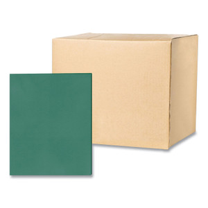 Roaring Spring Pocket Folder, 0.5" Capacity, 11 x 8.5, Green, 25/Box, 10 Boxes/Carton, Ships in 4-6 Business Days (ROA50122CS) View Product Image