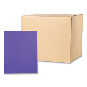 Roaring Spring Pocket Folder with 3 Fasteners, 0.5" Capacity, 11 x 8.5, Purple, 25/Box, 10 Boxes/Carton, Ships in 4-6 Business Days (ROA54123CS) View Product Image