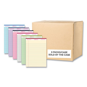 Roaring Spring Enviroshades Legal Notepads, 50 Assorted 8.5 x 11.75 Sheets, 36 Notepads/Carton View Product Image