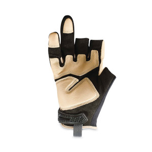 ergodyne ProFlex 720LTR Heavy-Duty Leather-Reinforced Framing Gloves, Black, Medium, Pair, Ships in 1-3 Business Days (EGO17153) View Product Image