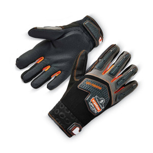 ergodyne ProFlex 9015F(x) Certified Anti-Vibration Gloves and Dorsal Protection, Black, 2X-Large, Pair, Ships in 1-3 Business Days View Product Image