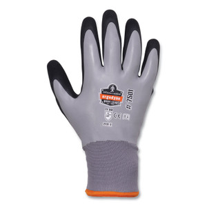 ergodyne ProFlex 7501 Coated Waterproof Winter Gloves, Gray, X-Large, Pair, Ships in 1-3 Business Days (EGO17635) View Product Image